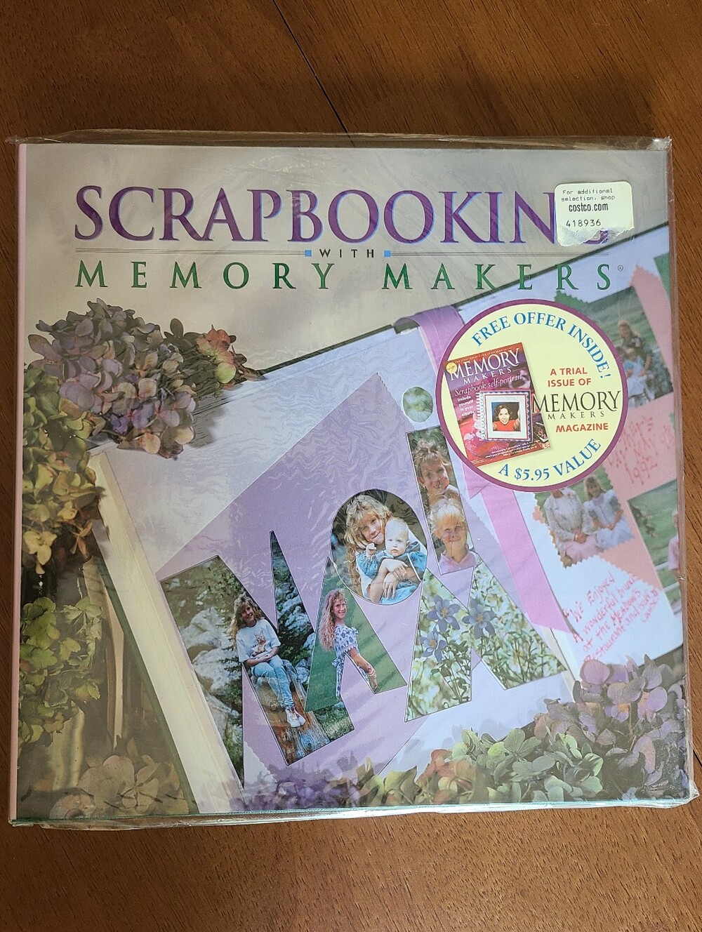 NIP Scrapbooking with Memory Makers Hardcover Book Dust Jacket 9780883633670 NWT